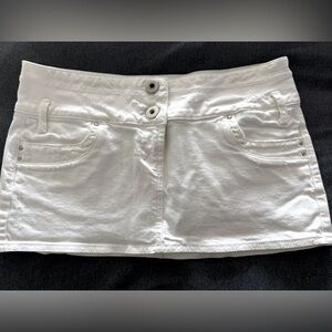 White Mini Skirt